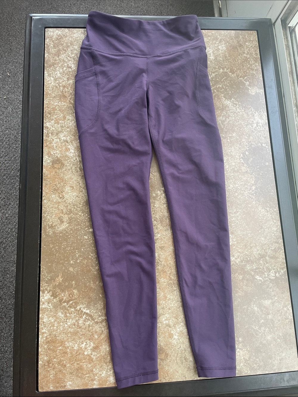 Old Navy Active Purple High-Rise PowerSoft Go-Dry Leggings XS